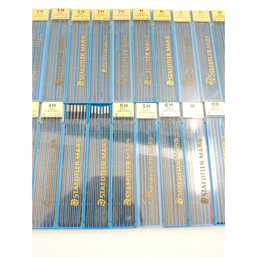 Big Lot of vintage Staedtler Lumograph‎ Leads various types packs